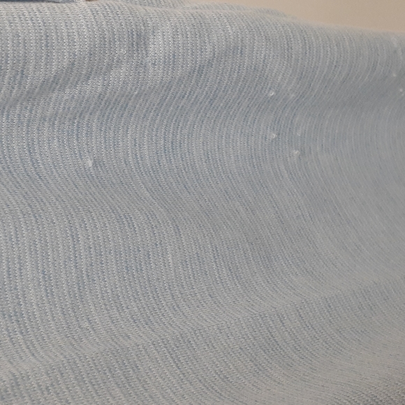 CAFE AU LAIT BABY BLUE Cotton blend Casual pants NEW $60 size G/ L - Picture 10 of 10